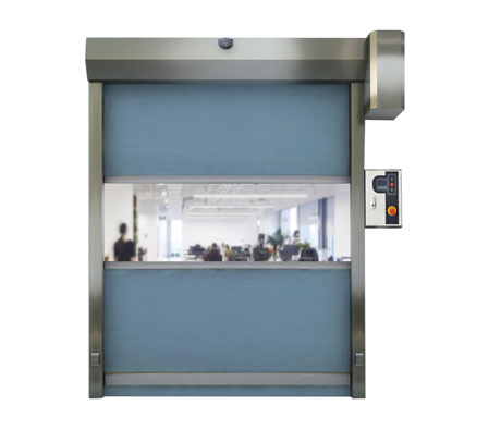 grey high speed rolling doors